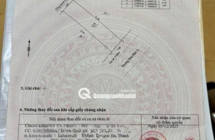 HÀNG HIẾM - Bán đất đường Bàu Mạc 8 - Hướng Đông Nam